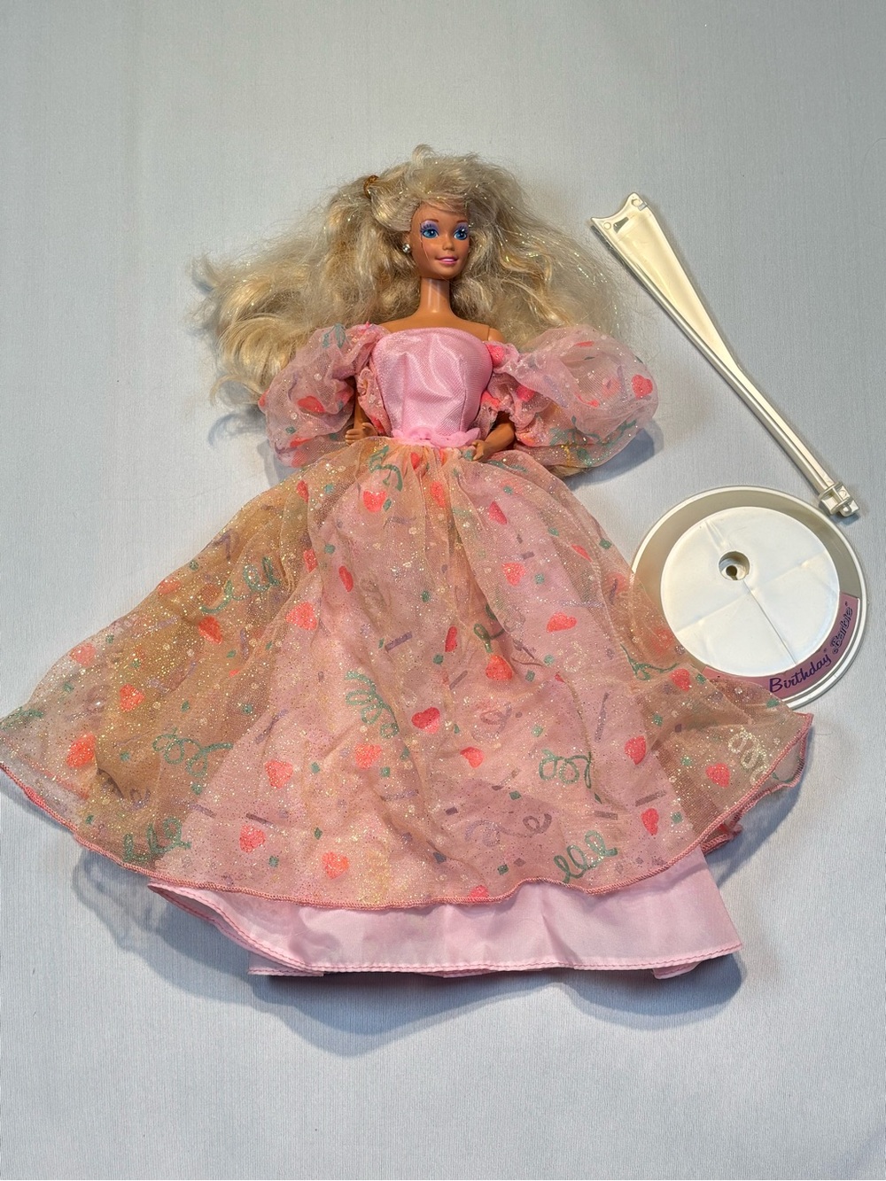 🎂 Vintage 1990 Happy Birthday Barbie - Mattel #7913